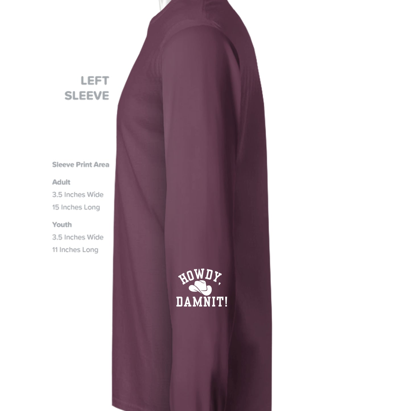 Maroon - SF000 - SLEEVE_LEFT