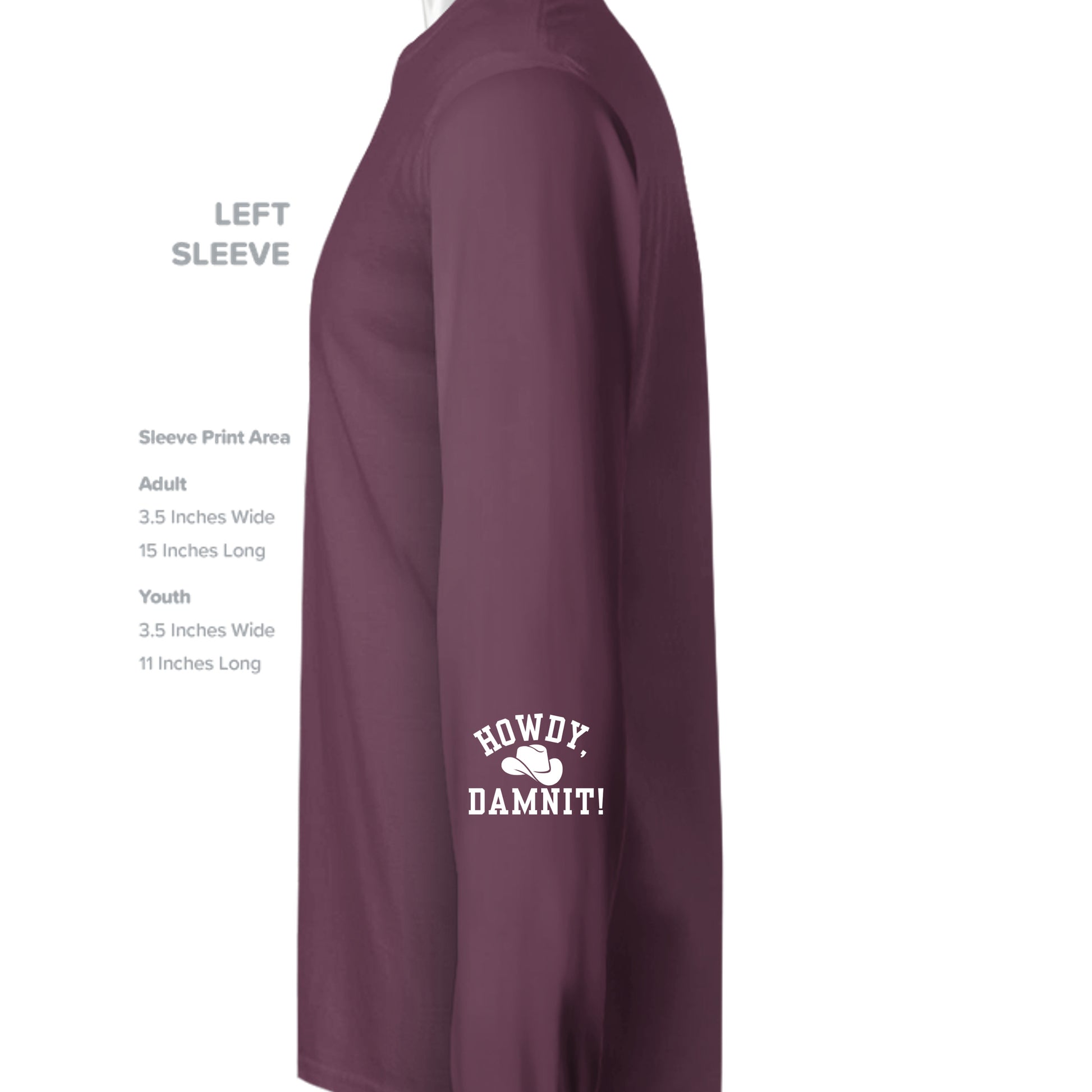 Maroon - SF000 - SLEEVE_LEFT
